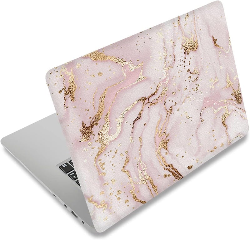 ARTSO 15.6 inch Laptop Skin Sticker Decal, Fit 13.3" 14" 15" 15.4" 15.6" Laptop Notebook Vinyl Reusable Art Case Protector Personalized, One Size, Need Cut to fit Size, Pink Marble - Image 1